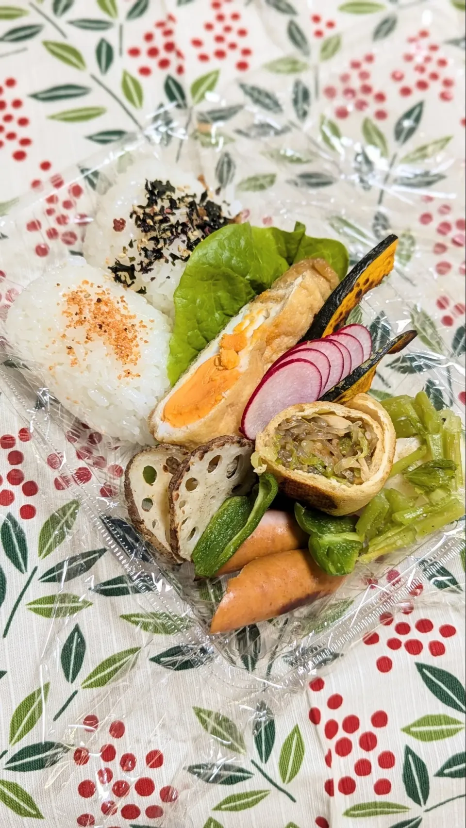 自分弁当〜薄揚げで春巻弁当|f.1125beさん