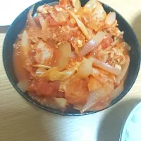 豚とキャベツのクミントマト煮|るかぱぱさん