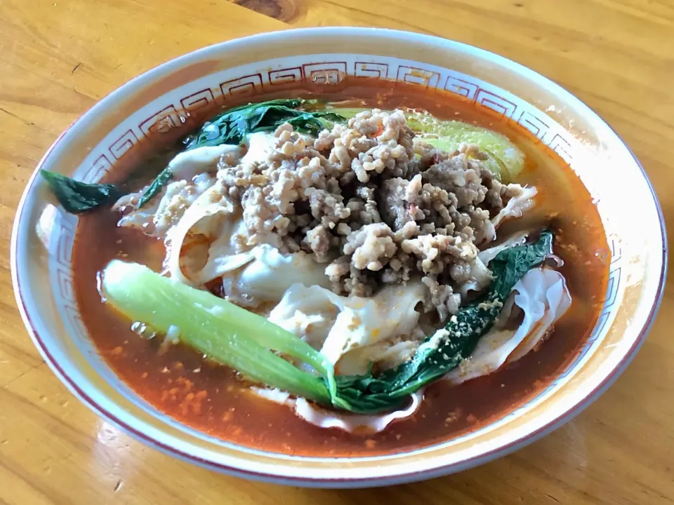 刀削麺で坦々麺|マユマユさん