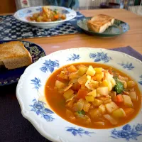 ミネストローネ風の野菜スープ|かおポンさん