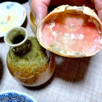 カニの甲羅酒🍶|藤田 まり子さん