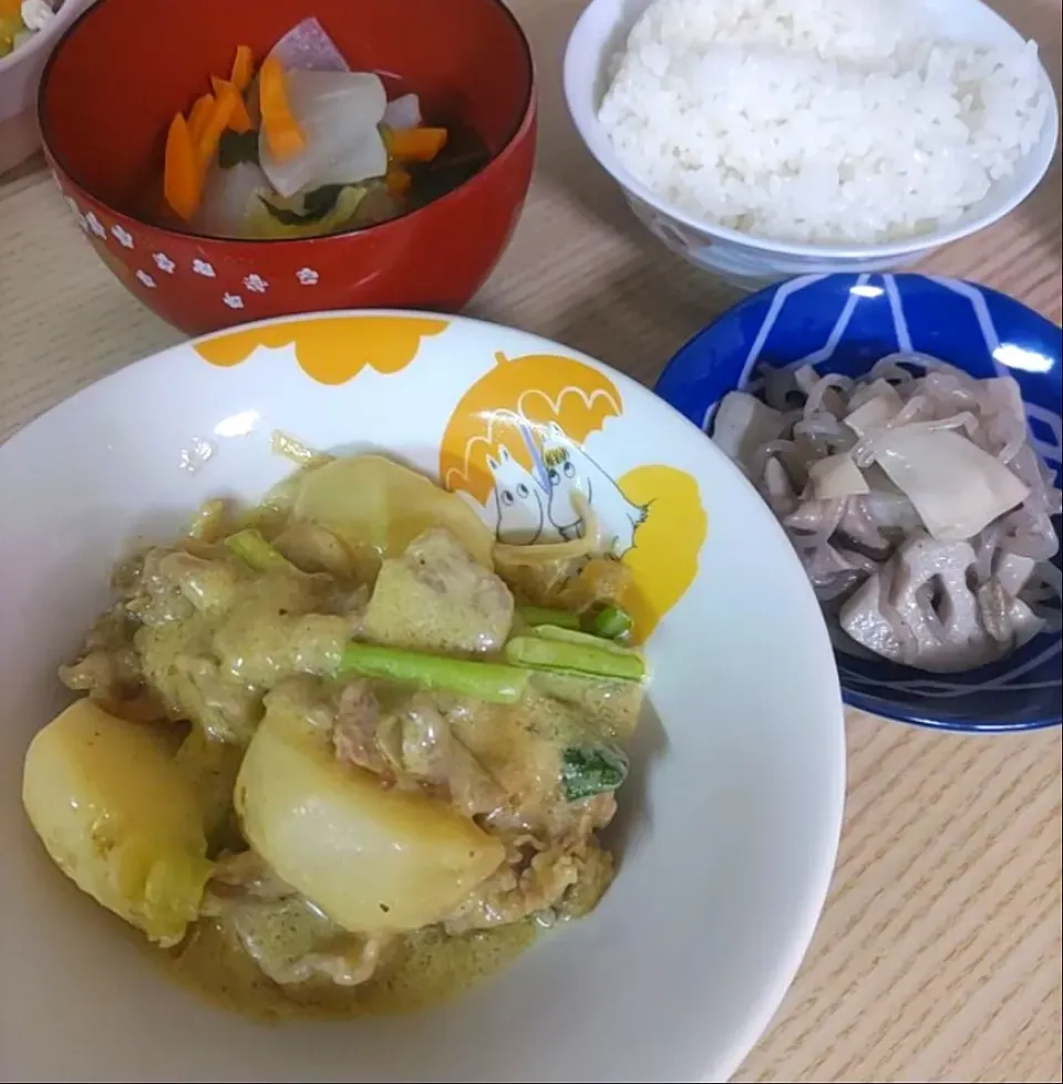 豚肉とかぶのカレークリーム煮|ちゃいさん