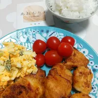 ☆今日の晩ごはん☆ チキン南蛮風 白ご飯| hamamaさん