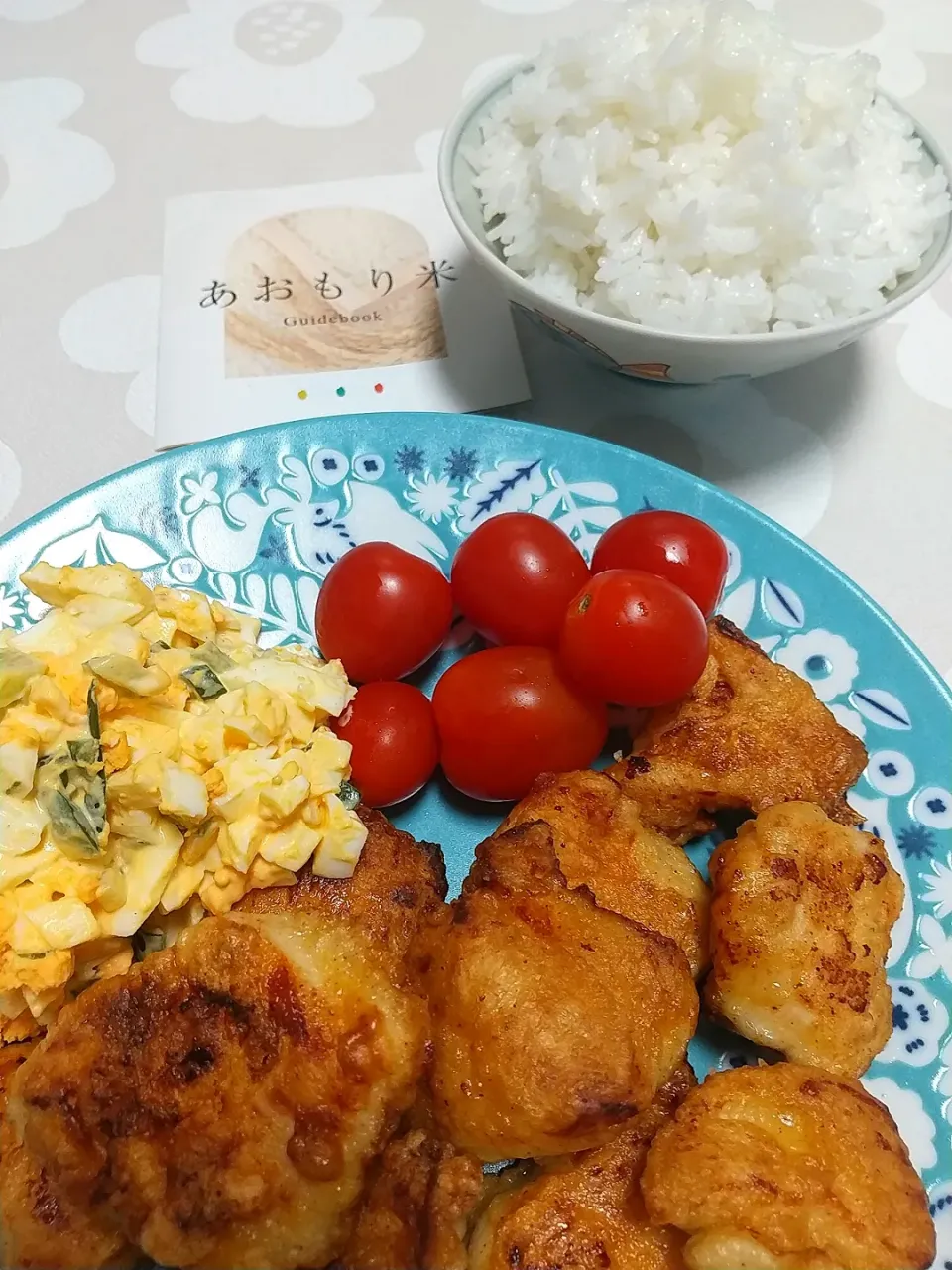 ☆今日の晩ごはん☆ チキン南蛮風 白ご飯|hamamaさん