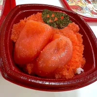 鬼盛りめんたい丼|爰音さん