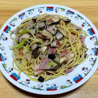 和風パスタ🍝|料理好きなじいさまさん