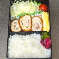 鶏ささみの梅紫蘇チーズフライ弁当|黒川克博さん