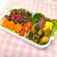 ひじきご飯弁当♥|みちゅあしさん