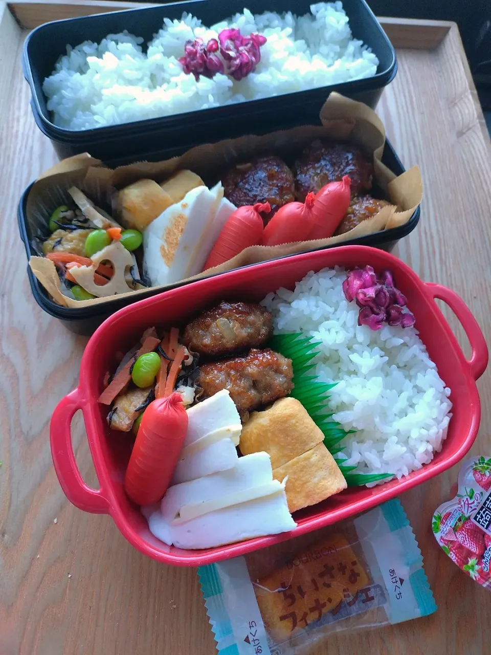 夫と娘のお弁当|みわさん