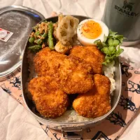 チキンカツ弁当。|chocohimeさん