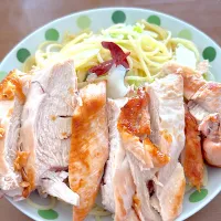 鶏むね肉のグリルと白菜のペペロンチーノ|masaさん