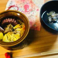 念願のひっぱりだこ飯🐙|ユミさん