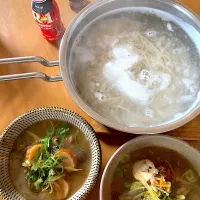 釜茹で全粒粉稲庭うどん🌱具沢山豚しゃぶ昆布つけ麺❀.(*´◡`*)❀.|さくたえさん