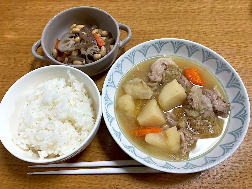 ＊肉じゃが夕飯＊|＊抹茶＊さん