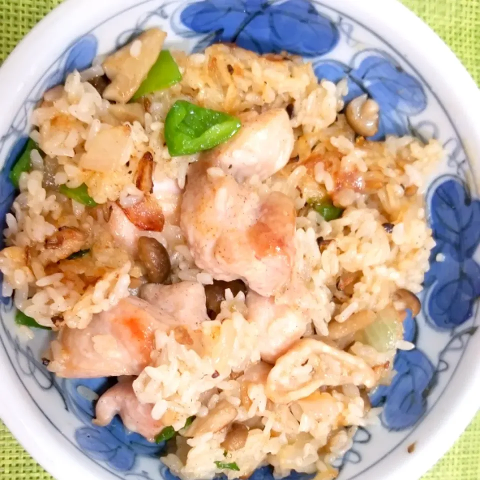 チキンガーリックピラフ|shinさん