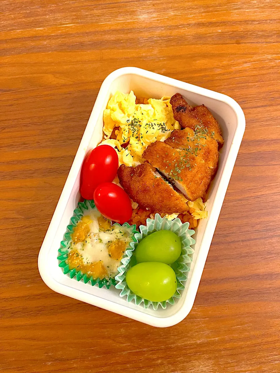 ササミカツとチキンライスのお弁当|みたらしさん