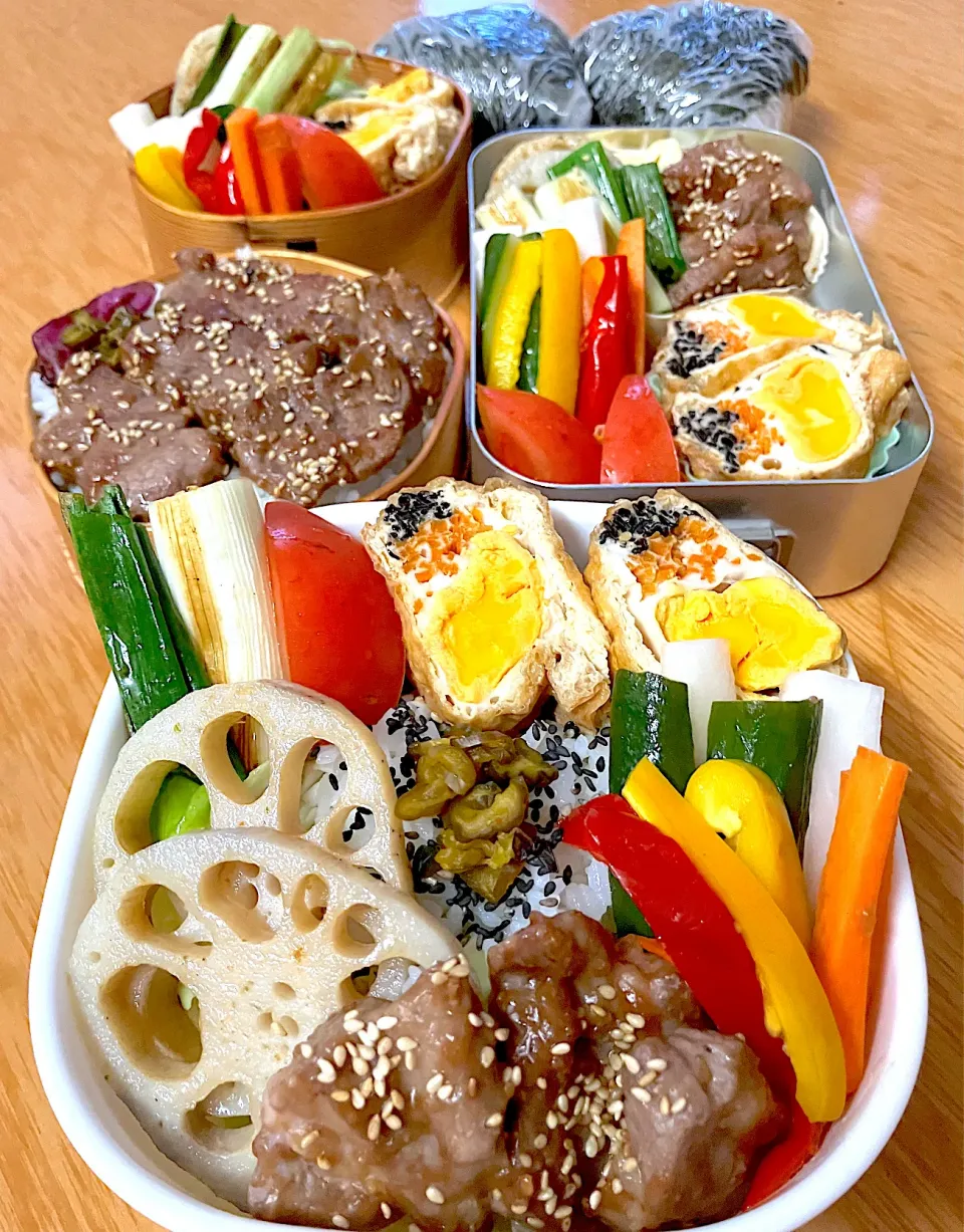 家族お弁当🍱❀︎.(*´▽︎`*)❀︎.❤️|ふみぃさん