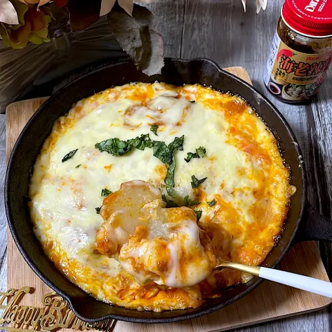 「海老辣醤」を使ってみたSnapdishの料理・レシピ写真:レオンさんの料理 ピリトロポテグラタン