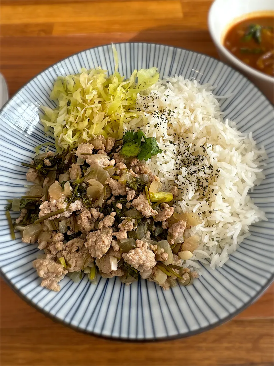 morimi32さんの料理 ラープ（パクチーとひき肉の炒め物）|morimi32さん