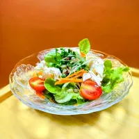 キアヌと雑穀のみそ風味チーズサラダ🥗