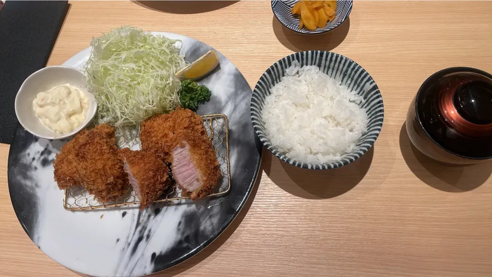 とんかつさくらで誕生日祝い|ぽんぽこまめだ。さん