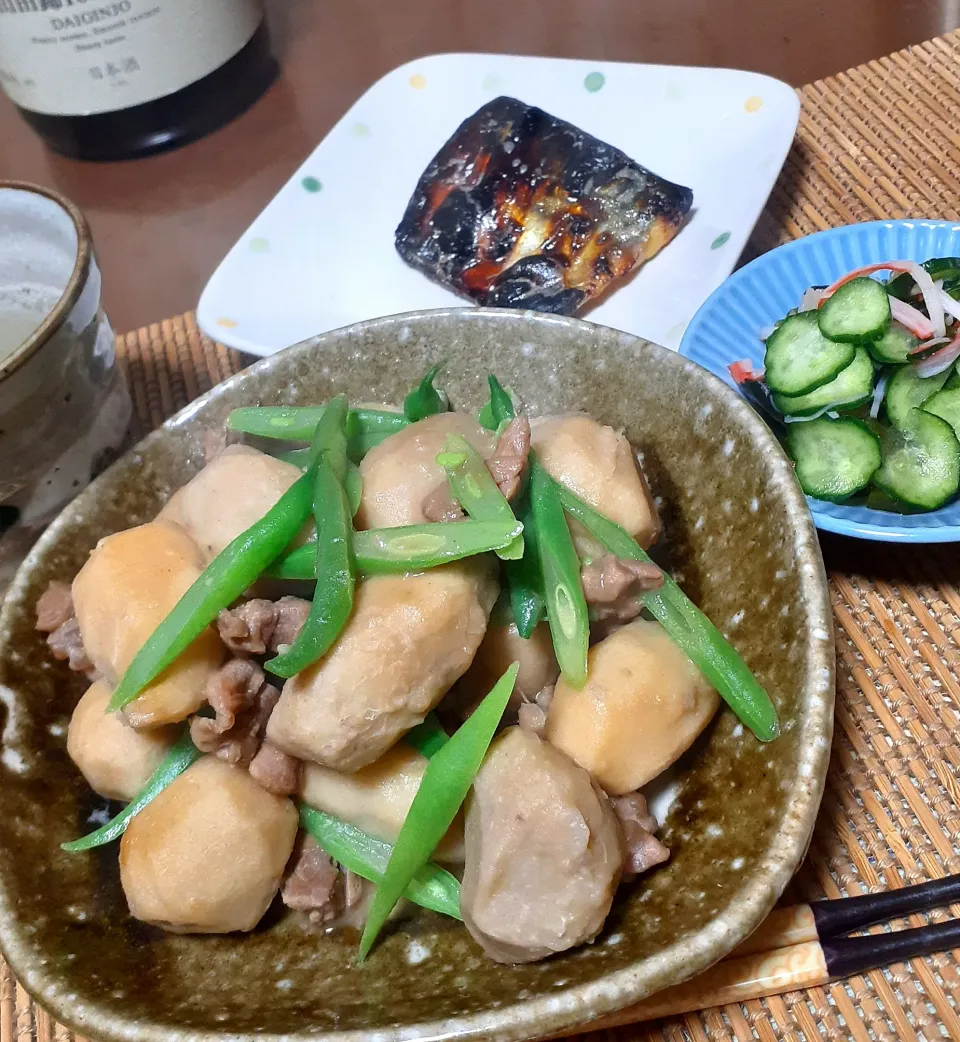 里芋と鶏肉煮物～✴️|びせんさん