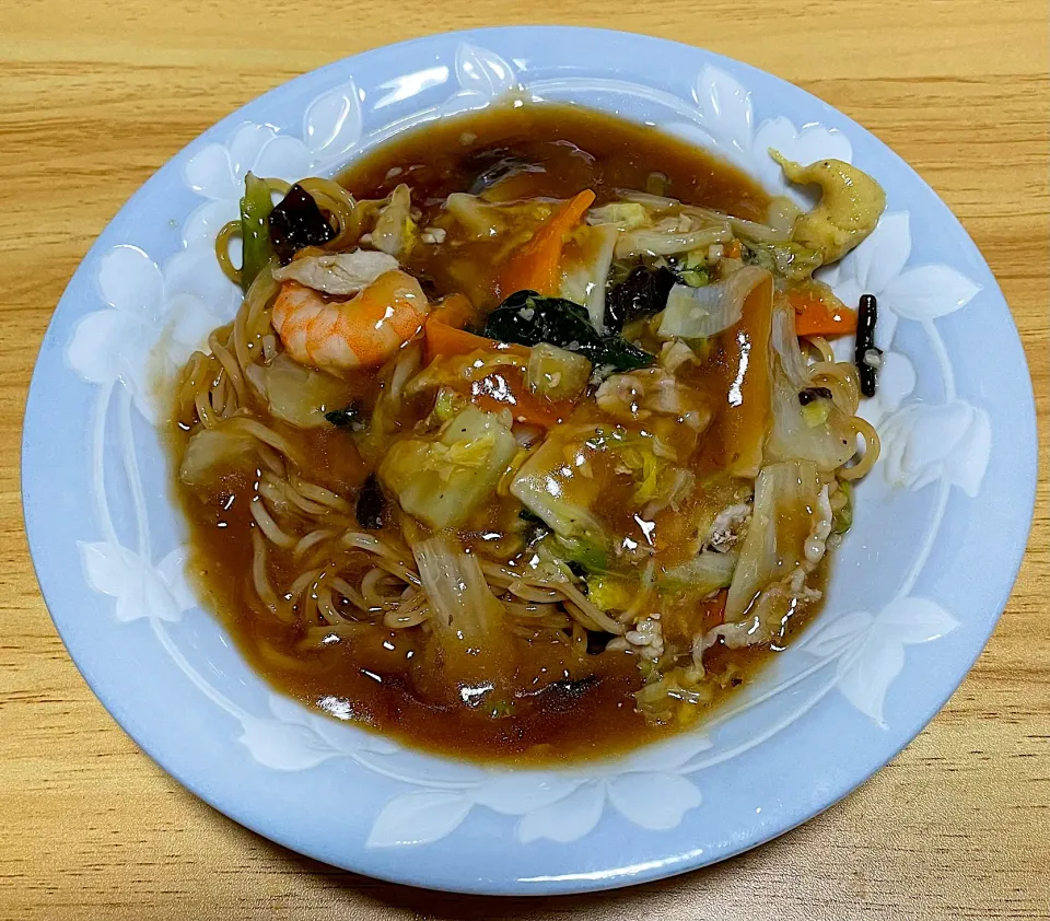 あんかけ焼きそば|料理好きなじいさまさん