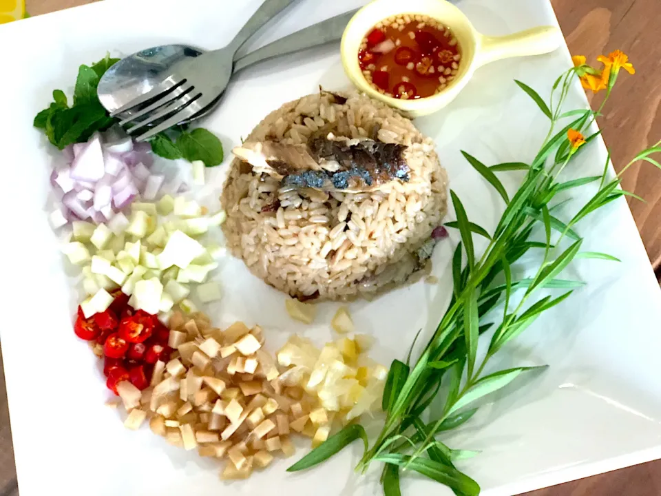 Fried rice with Thai mackerel @ PASUTARA.|Chalinee Kalyanamitraさん