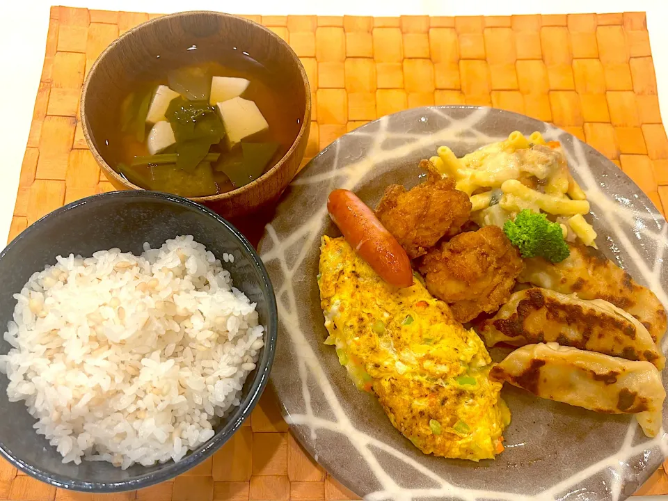 中学生息子のお昼ご飯🍚 なんちゃってお子様ランチ🍚|Snow10さん