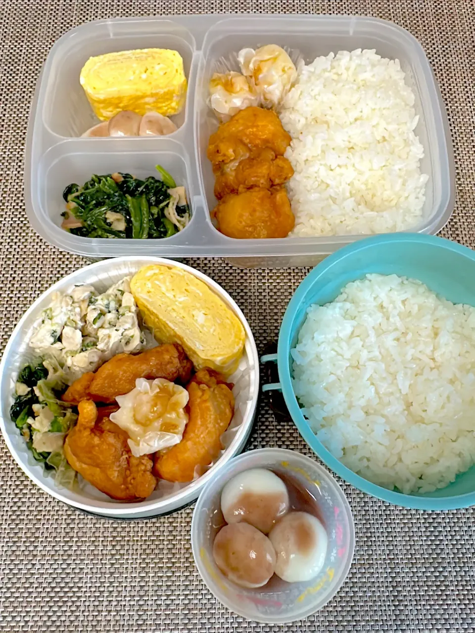 いつものお弁当。旦那さん、娘弁当。|ゆーこ。さん