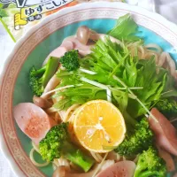 ヤマサ醤油さんの「いきなり〆ちゃう鍋」でゆずこしょうパスタ💚