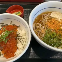 天然いくら丼✨はいからそばセット♨️|buhizouさん