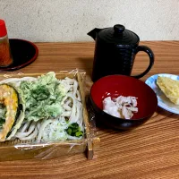 手打ちうどん　さわだ　天ざるうどん、肉汁トッピング|よだみなさん