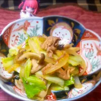 豚肉とキャベツの甘辛炒め|イリヤさん