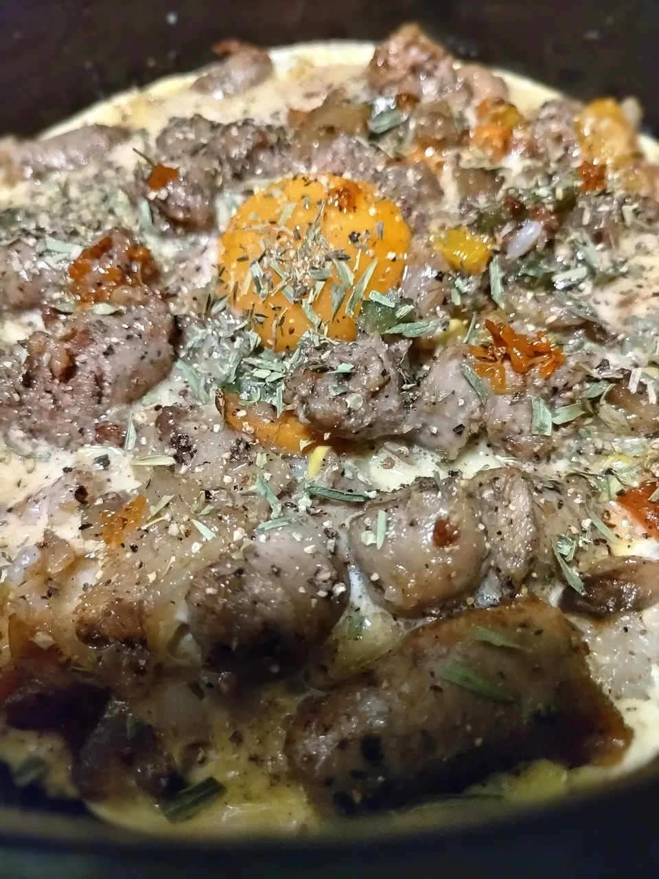 生ソーセージの石焼き卵丼|takuさん