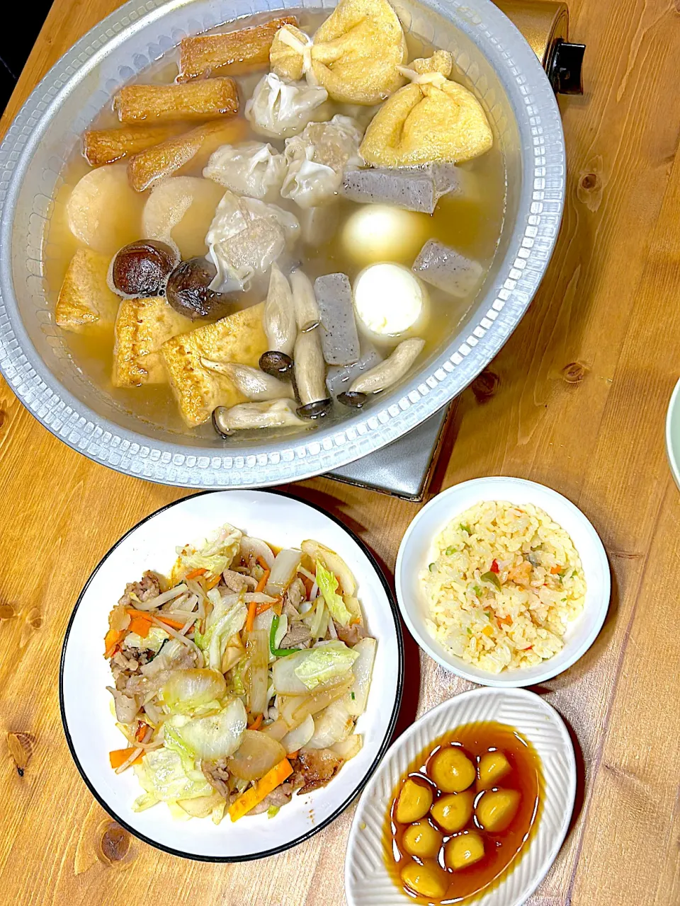 今日の晩ごはんです。|地蔵菩薩さん