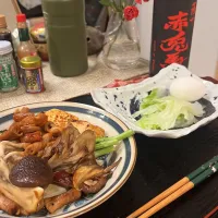 キノコのバター醤油焼き　蒸し白菜　蒸し玉子|くろさん