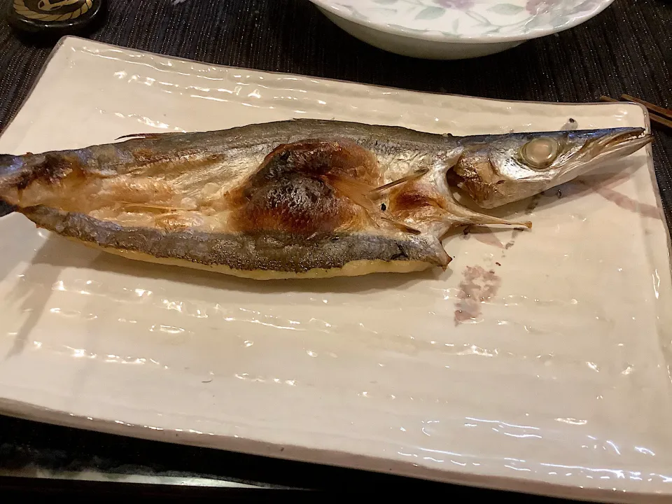 カマスの塩焼き🐟😋|アライさんさん