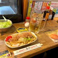 串カツ田中　焼きうどん|あべたかひろさん