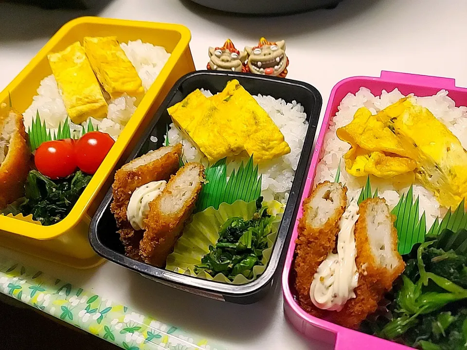 夫弁当､娘弁当､私弁当|みどりさん