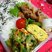 テスト明け）ゴーヤーチャンプルー焼肉弁当|yayoi.Kさん