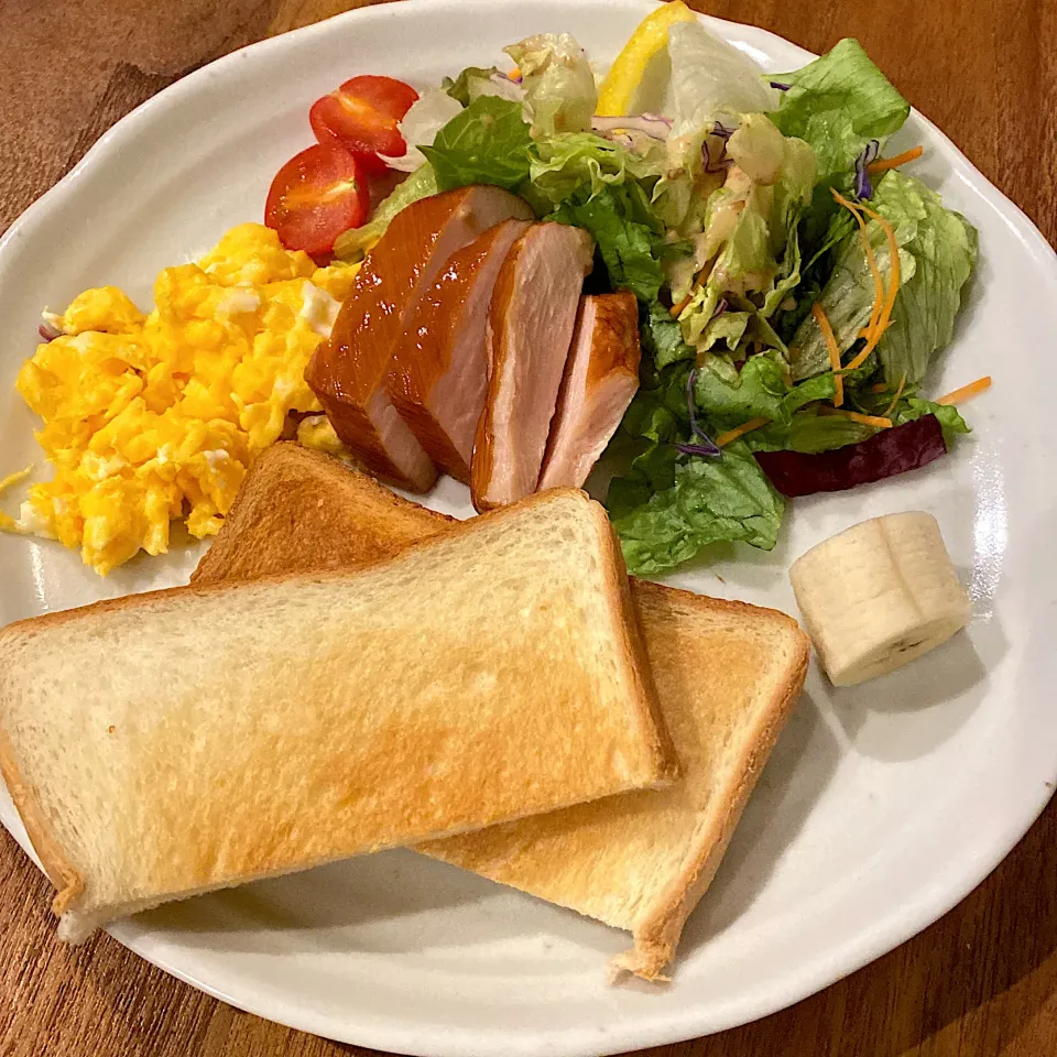 今朝の朝食|タラ夫さん