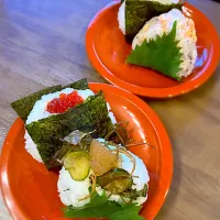 青天の霹靂でおにぎり4種🍙津軽漬けも！|まーさん