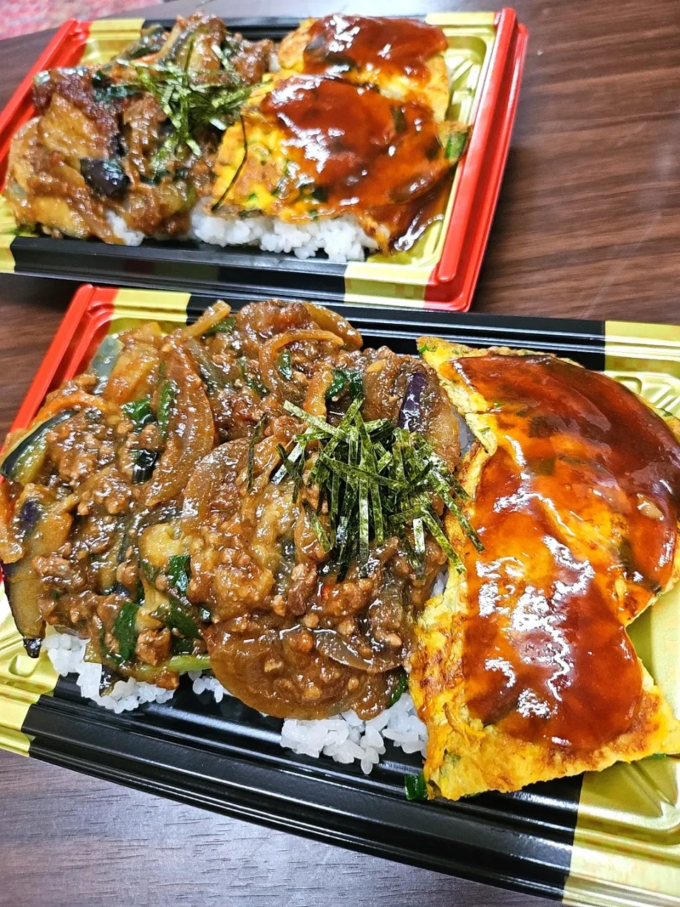 麻婆茄子と天津丼のコラボ|景子さん