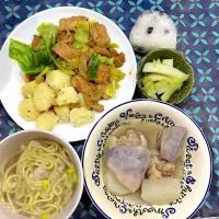 塩糀パウダーをあげた母が作ってくれたランチ꒰ ♡´∀`♡ ꒱| さくたえさん