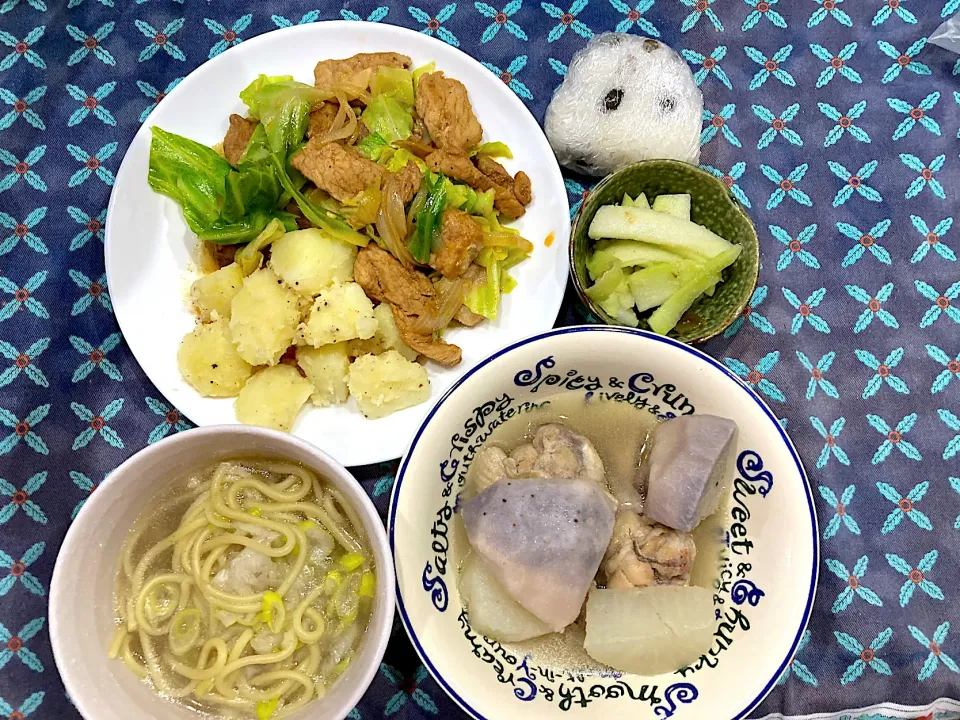 塩糀パウダーをあげた母が作ってくれたランチ꒰ ♡´∀`♡ ꒱|さくたえさん