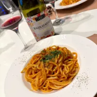 ７の金パスタ🍝ボジョレーで➰🍷|ナムナムさん