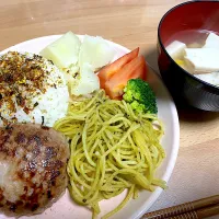 チーズバーグ🧀な晩御飯🍚|かおちゃんさん