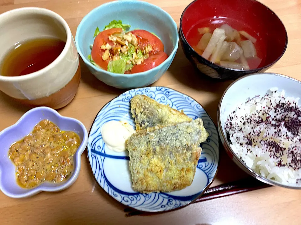 鯖の揚げ焼き定食🐟|かおちゃんさん