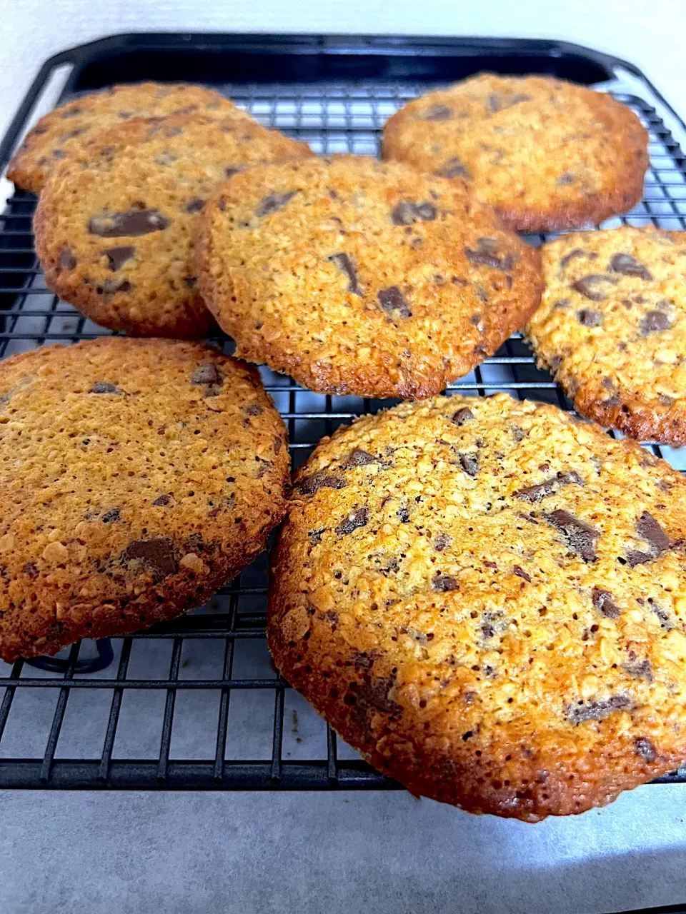 オートミールチョコチップクッキーを焼きました|デビさん